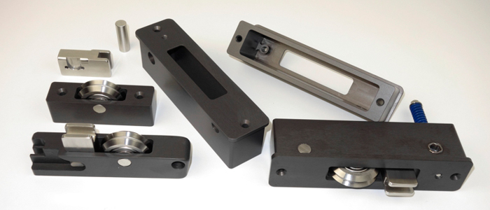 custom lift slide door hardware with retractable rollers